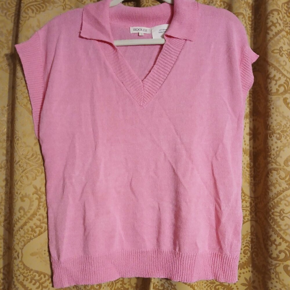 Roole pink size Large top